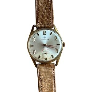 Vintage Insa Watch 15 Jewels Swiss Made Antimagnetic Incabloc Manual Gold Tone